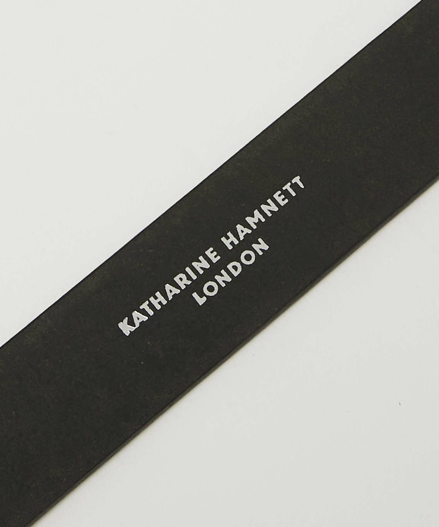 KATHARINE HAMNETT LONDON |<日本製>本革ベルト (5070123)